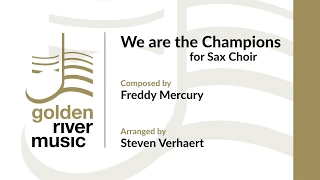 We Are The Champions - Freddie Mercury - For Sax Choir - Famous Song - Amazing Arrangement