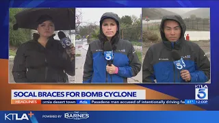 Southern California braces for bomb cyclone