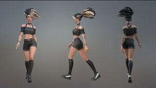 Animation Cycle Walk Akali