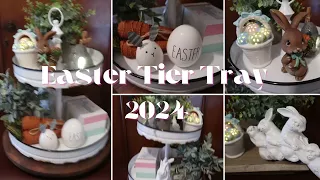 Hobby Lobby Easter Tier Tray 2024 #hobbylobby #decoration #easter
