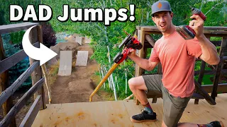 FINALLY!! Fixing and riding the backyard jumps 2021!