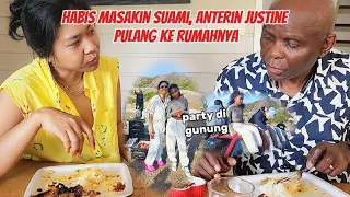 Sambut suami dengan ikan bakar+sambal terasi dan sambal mbe | house tour rumah Justine