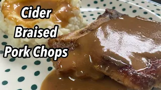 Cider Braised Pork Chops/Twisted Mike’s