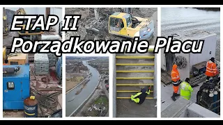 ETAP II Przekopu Mierzei Wiślanej - Porządkowanie placu - Relacja z Nowakowa