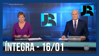 Assista à íntegra do Jornal da Record | 16/01/2023