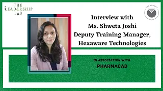 Interview with Ms. Shweta Joshi, Deputy Training Manager, Hexaware Technologies.