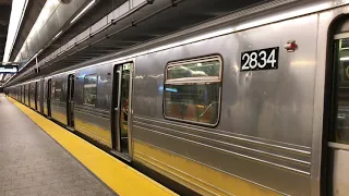 MTA NYC Subway R68 Q train departing 86th Street (2/17/20) [1080p 60FPS]