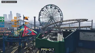 Grand Theft Auto V / GTA V - i5 12400F + RTX 3050 - 1440p Max Settings - Benchmark Fps Test