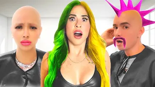 NOS HICIMOS CAMBIO DE LOOK TODO EL TEAM 😰 *Pésima idea* | Karla Bustillos