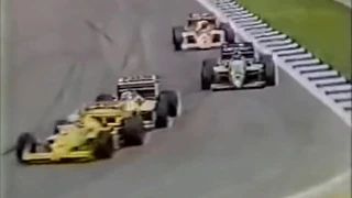 Ayrton Senna Battle against Nelson Piquet - Jerez 1987