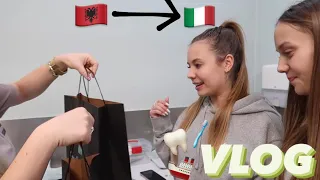 VENDOSIM MASKERINAT 🦷 | UDHETIM PER ITALI | ANIJA LËVIZ SHUMË | VLOG | BYE BYE ALBANIA || SEZ 🇦🇱