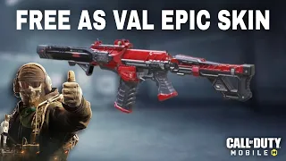 HOW TO GET FREE EPIC AS VAL SKIN IN CALL OF DUTY MOBILE | UNLOCK EPIC AS VAL - POLLINATOR