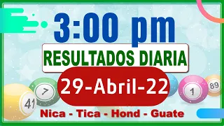 3 PM Sorteo Loto Diaria Nicaragua │ 29 Abril de 2022