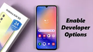 Samsung Galaxy A34 5G: How To Enable Developer Options and USB Debugging