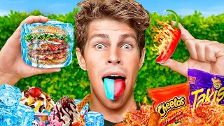 EATING The Worlds Hottest Vs Coldest Foods!