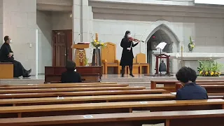 주만 바라볼지라 violin 백경원 piano 이선경