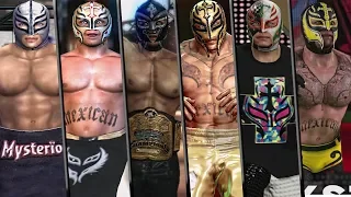 WWE 2K19 - Rey Mysterio Entrance Evolution In WWE Games! ( Wrestlemania XIX To WWE 2K19 )