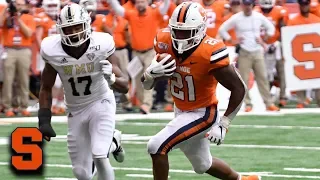 Syracuse's Moe Neal Runs Over Western Michigan