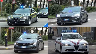 [G7 A TRENTO] Ripartenza Delegazione Paesi G7 in emergenza con scorta | GDF, CC, POLSTRADA Pt.2