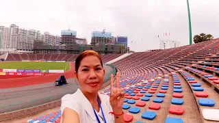 Olympic Stadium Before SEA GAMES 2023 in Phnom Penh City, Cambodia