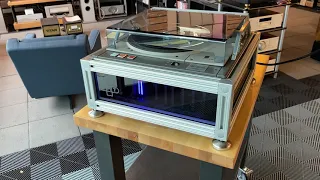 Custom EMT Broadcast Turntable by SkyFi Audio. Built like a Russian missile silo!