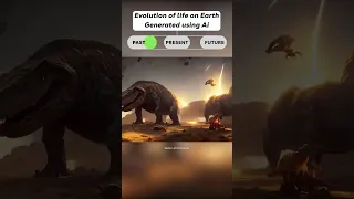 Evolution of Life to Civilization on Earth. Generated using (Artificial Intelligence) AI