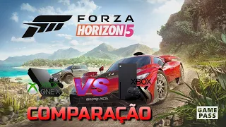 Forza Horizon 5 Xbox One X vs Xbox Series X Side by Side Comparison (Comparação)