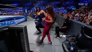 Shanky Dances With Samantha Irvin After Jinder Mahal's Victory!!!