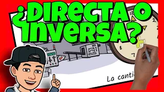 🔴 Como saber si una PROPORCIONALIDAD es DIRECTA o INVERSA