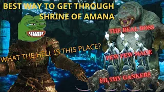 【DS2: SotFS】Shrine of Amana Tutorial: Safest Path To Get Through The 3rd Bonfire