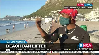 Beach ban lifted