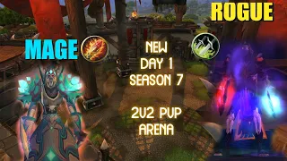 Classic Wotlk- NEW Season 7 Rogue/Mage 2v2 arena