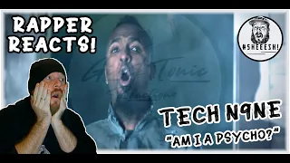 Tech N9ne ft. B.o.B., Hopsin - Am I A Psycho? | RAPPER REACTION!