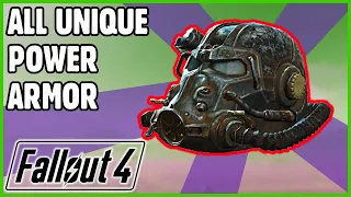 Unique Power Armor Guide (Vanilla) - Fallout 4