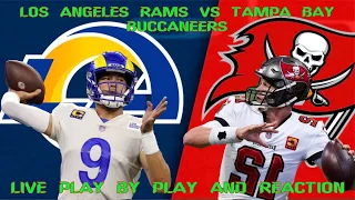 Los Angeles Rams vs Tampa Bay Buccaneers Live Play by Play and Reaction! NFC Divisional Game