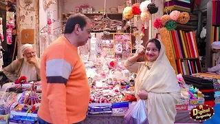 Husband biwi k sath Bazar mein | Shary khan | Aneeta irani | Digital Rangeelay