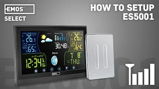 EMOS Select | ESW5001 | How to setup the weather station?
