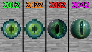 minecraft in 2012 vs 2022 vs 2032 vs 2042