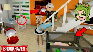 BARBIE TRABAJA DE SIRVIENTA PERO SU JEFE SE ENAMORA DE ELLA *ADOPTA 6 HIJOS?* BROOKHAVEN ROBLOX