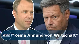 HITZIGE DEBATTE IM BUNDESTAG: Fehlbesetzung Habeck? "Er hat keine Ahnung von Wirtschaft" - Czaja