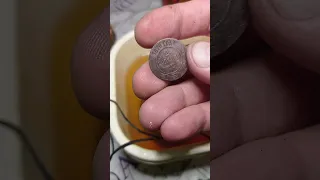 Чистка монет электролизом