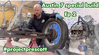 Austin 7 special build  part 2- new purchases and getting the project started