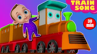 Car loader Ice Cream Truck Song | Train Police Vehicles +More Nursery Rhymes & Kids Song |Baby Songs