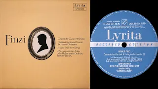Finzi - Concerto for Clarinet and Strings (Denman, Handley) (vinyl:Soundsmith, Graham Slee, CTC 301)