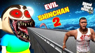 GTA 5 : What Happens To SHINCHAN (PART 2) At 3 AM AGAIN ||  GTA 5 (Scary) | SHINCHAN Kill FRANKLIN