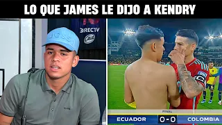 Kendry Páez Revela lo que le Dijeron James Rodríguez y Endrick tras Intercambiar Camisetas