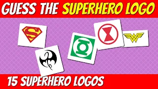 Guess the SUPERHERO LOGO Quiz! | Movie quiz challenge