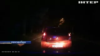 У Запоріжжі нетвереза жінка влаштувала нічні перегони з поліцією (відео)