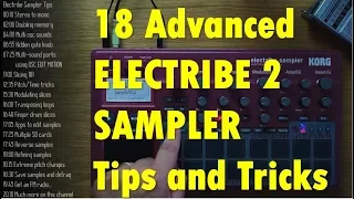 18 advanced Electribe 2 Sampler tips, tricks and ideas