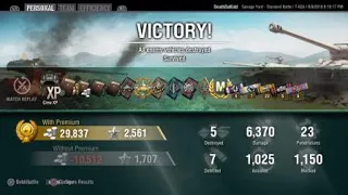 WOT T-62A 5 kills 6.3k damage PS4 console